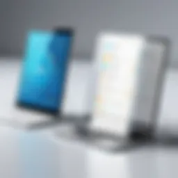 Visual representation of A/B testing methodology