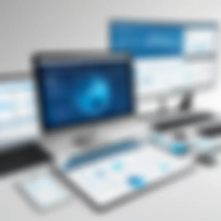 Diagram illustrating the various industry applications of Accutrust Software
