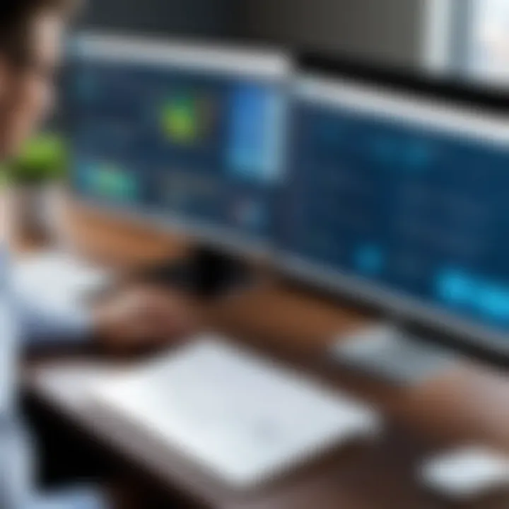 Detailed interface of Accutrust Software showcasing its features