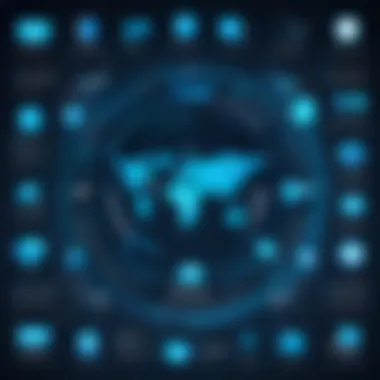 Big Data Applications in Various Industries Infographic showcasing applications of big data across industries