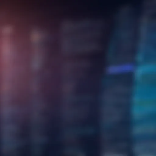 Visual representation of structured data in databases