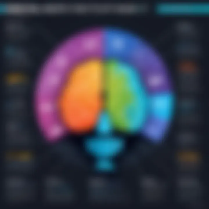 Infographic highlighting market share of mental health tech companies