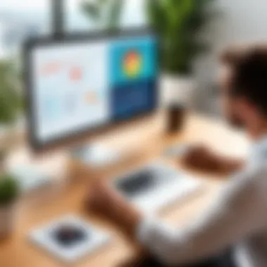 A visualization of remote collaboration through AnyMeeting