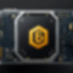 Illustration of secure crypto wallet