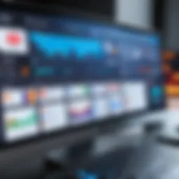 Overview of social media management tools dashboard
