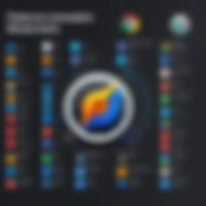 Comparison chart of browser features