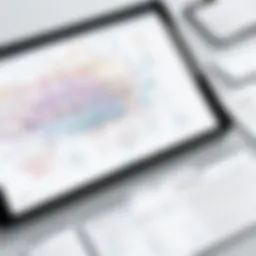 A sophisticated digital interface showcasing career mapping tools