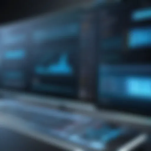Visual representation of automated purchasing system interface