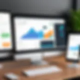 Visual representation of Chime CRM dashboard features