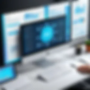 Infographic illustrating trends in content management technology