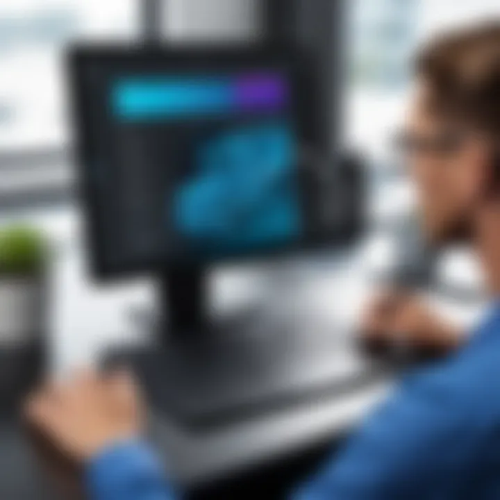 Professional working on a CAD project using iPad Pro