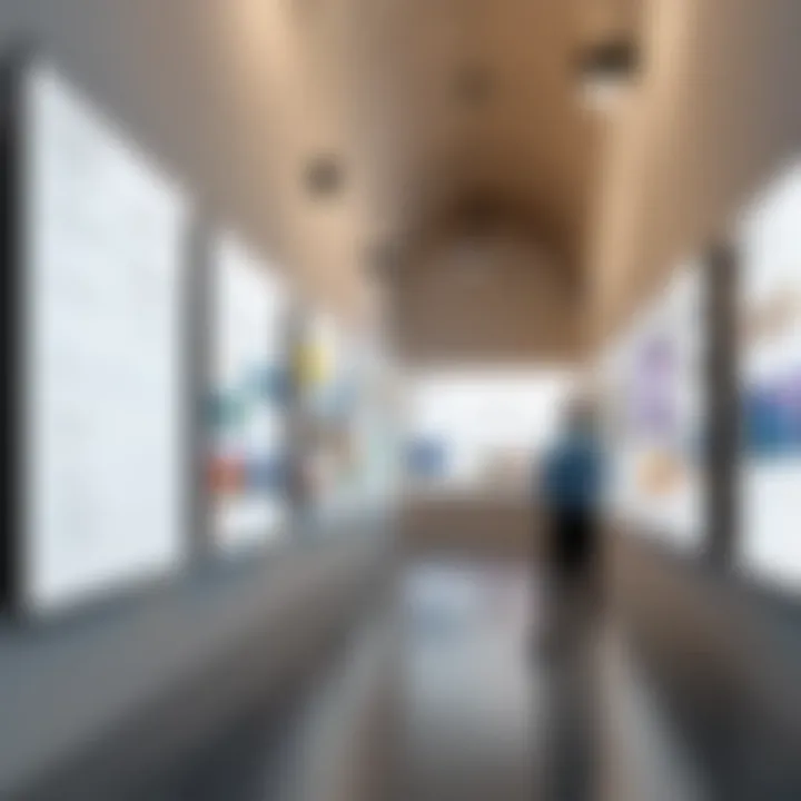 Technical architecture diagram of an art gallery management system