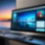 User interface of an online art gallery management system showcasing artwork