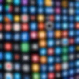 Showcase of diverse social media icons