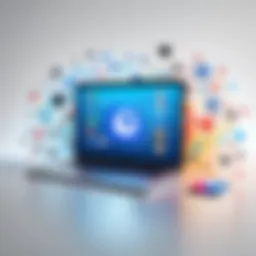 Visual representation of social media platforms in a legal context