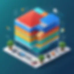 Visual representation of Zoho ERP system architecture.