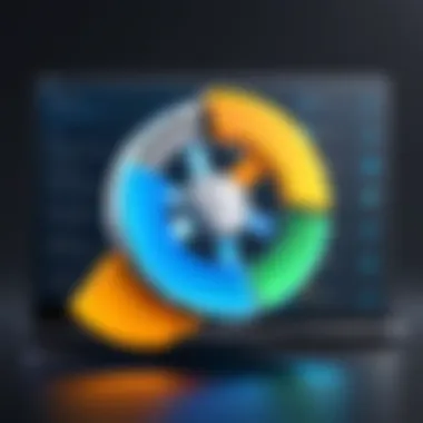Disk Cleanup Tools Interface An organized interface showcasing disk cleanup tools