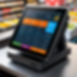 User interface of a POS system