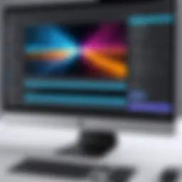 Demonstration of video screen capture software interface