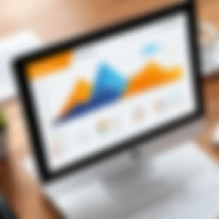 Chart illustrating market trends in travel booking software