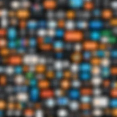 Diverse Product Portfolio of Fiserv Collage of Fiserv's diverse product offerings