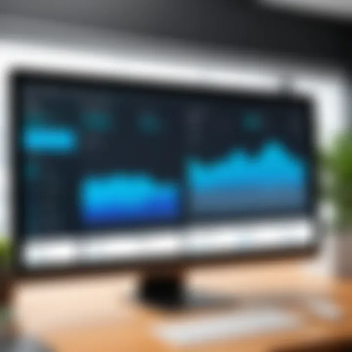 Dashboard showing analytics and insights for room bookings