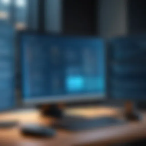 Visual representation of database security threats