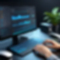 User interface of EaseUS Recovery software showcasing its intuitive design