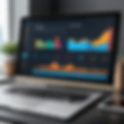 A sleek dashboard showcasing HR metrics and analytics.