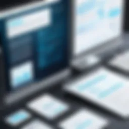 Visual representation of a streamlined document management system