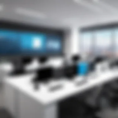 Enhancing User Engagement in Office Spaces Interactive display engaging users in an office setting
