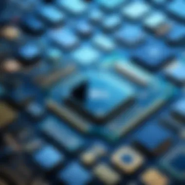 An array of various PCB design tools and software logos arranged aesthetically.