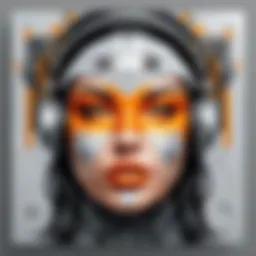 A stunning interface of Adobe Illustrator showcasing vector graphics tools