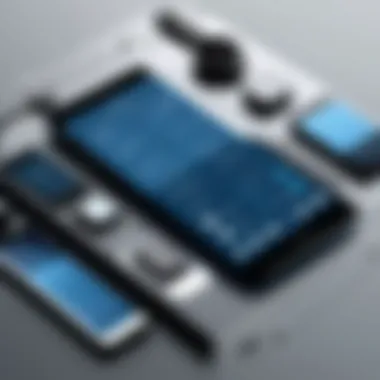 Essential Tools for Mobile App Testing Diagram showcasing essential tools for mobile app testing