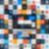 A collage showcasing different online course platforms with logos and interfaces