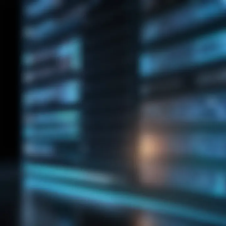 Diagram showcasing evolving database security technologies