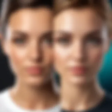 Transformative Results of Free Photo Editing Before and after comparison of a photo edited with a free tool