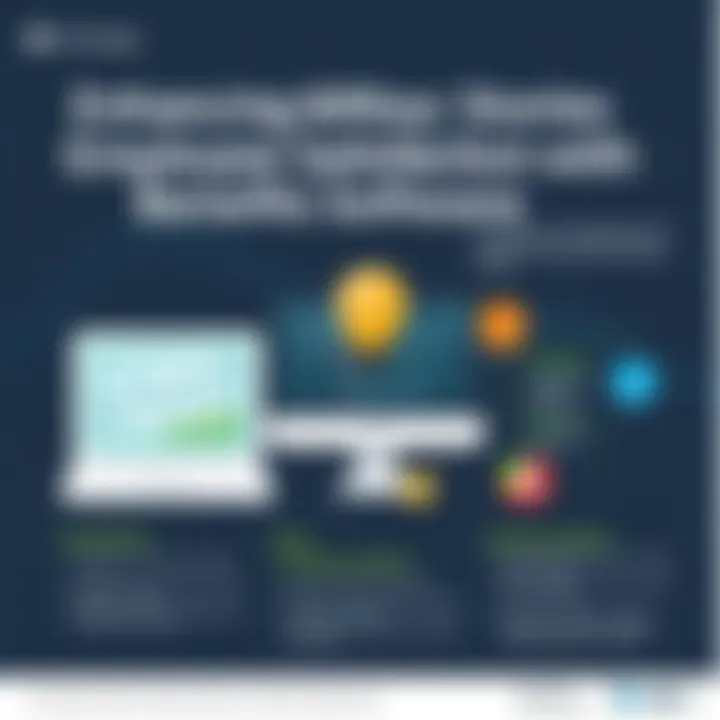 An infographic showcasing the impact of benefits software on employee satisfaction