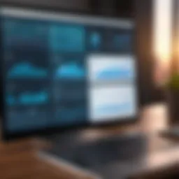 A digital dashboard showcasing Alice Construction Software features