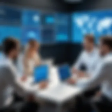 Collaboration Among Advisors in Portfolio Management Advisors collaborating on portfolio management using software