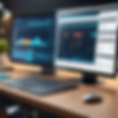 Innovative User Interface of Asset Allocation Software User interface of a cutting-edge asset allocation tool