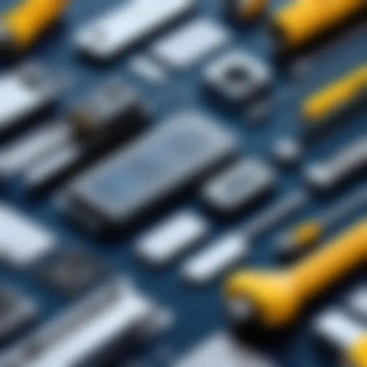 Collage of various civil engineering CAD tools