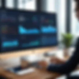 Digital dashboard showcasing employee feedback metrics