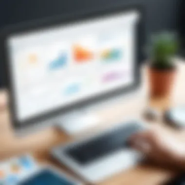 User Interface of Leading BI Tool A user-friendly interface for a popular BI visualization tool