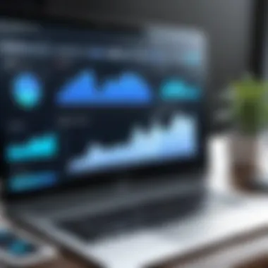 Social Media Analytics Dashboard Visual representation of social media analytics dashboard