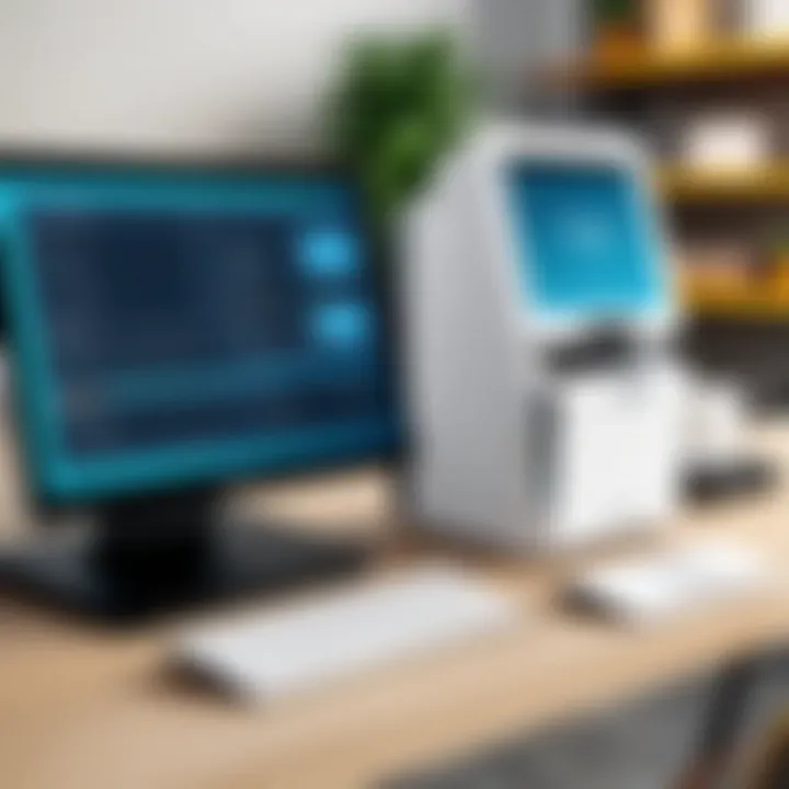 Illustration showcasing the advantages of using free POS systems