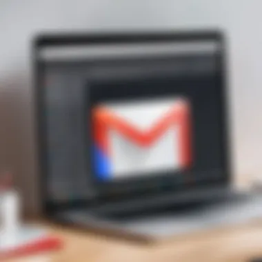 Gmail Interface with Productivity Features Gmail interface showcasing productivity tools