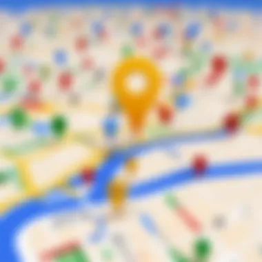 Factors Influencing Ratings on Google Maps A graphic representation showing the factors influencing user ratings on Google Maps.
