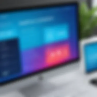 User-friendly interface design showcasing client engagement features