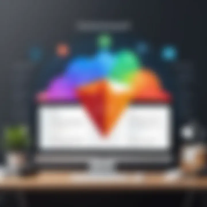 Illustration of domain search functionality